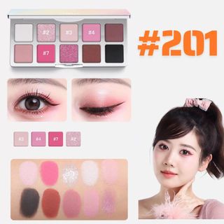 [Y356] Bảng Phấn Mắt SHEDELLA Dream Color 10 Ô - Nhũ, Lì, Mịn, Tone Màu Đa Dạng, Bền Màu Lâu Trôi