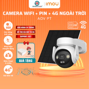 Camera WIFI và 4G, AOV PT B7ED-5M0TEA-EU/FSP14 5MP Pin NLMT Đàm Thoại 2 Chiều - TRANGIATELECOM