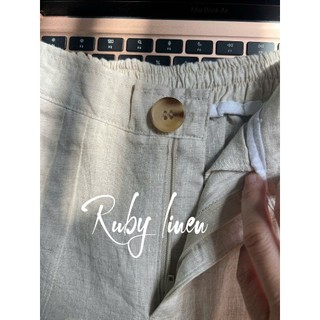 Quần dài chất liệu 100% Linen washed cho bé trai từ 3-11 tuổi. [JUNE LINEN-KIDS] #VQD01