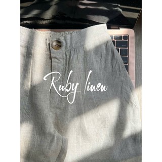 Quần dài chất liệu 100% Linen washed cho bé trai từ 3-11 tuổi. [JUNE LINEN-KIDS] #VQD01