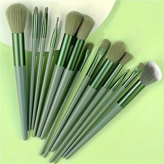 Set 13 Cọ Trang Điểm Lông Mềm Mịn Chuyên Dụng Full Makeup Kèm Túi Nhung