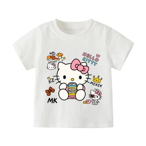 👕 Áo Thun Bé Gái mềm mịn thoáng mát in hình dễ thương 👕 AT437