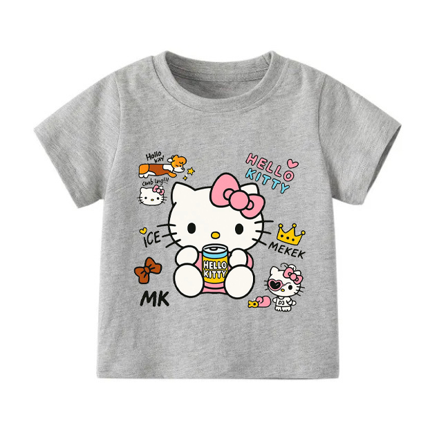 👕 Áo Thun Bé Gái mềm mịn thoáng mát in hình dễ thương 👕 AT437