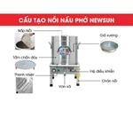 Nồi nấu phở NEWSUN dung tích 20-150L điện áp 220V hàng Việt Nam - Bảo hành 12 tháng, tặng 1 thanh nhiệt đi kèm — ảnh 2