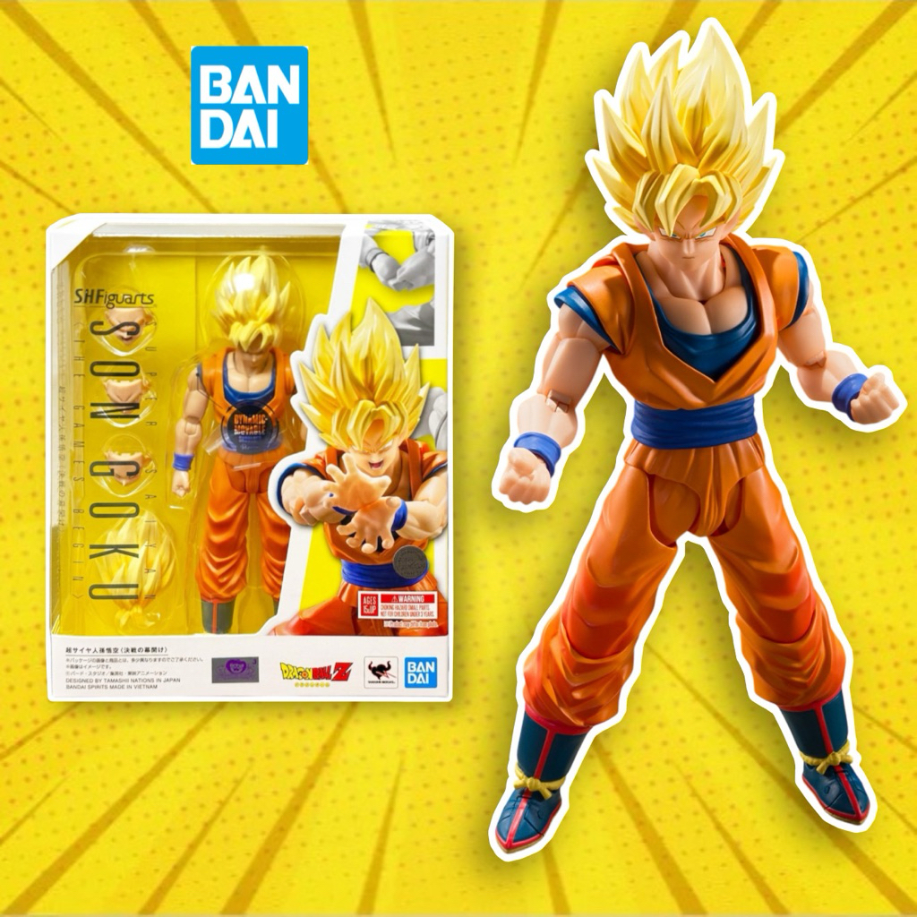 (Có sẵn) Mô Hình SHF Goku Cell Game (The Games Begin) Son Goku 3.0 SSJ ...
