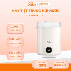 Máy tiệt trùng hơi nước sấy khô điện tử Sumo 4 Plus- FB4922BK Fatz Baby
