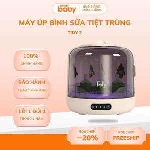 Máy úp bình sữa, tiệt trùng UVC, sấy khô và bảo quản Tidy 2 Fatz baby
