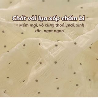 Quần lót nữ su lụa mềm mại viền ren chấm bi xinh xắn sang trọng đáy lót lưới thoáng khí DEVARI L5904