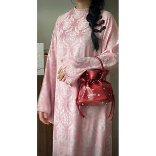 Túi da nữ dây rút mang tết VACHINO - TX068. Phù hợp phối với áo dài, đi chơi. Bảo hành 12 tháng.