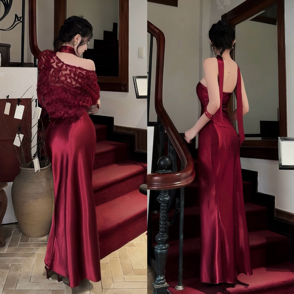 [CÓ TÁCH SET] ĐẦM LỤA CÚP NGỰC FAIRY DÁNG DÀI TÔN DÁNG FFCLUB