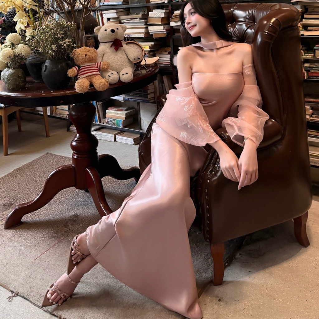 [CÓ TÁCH SET] ĐẦM LỤA CÚP NGỰC FAIRY DÁNG DÀI TÔN DÁNG FFCLUB