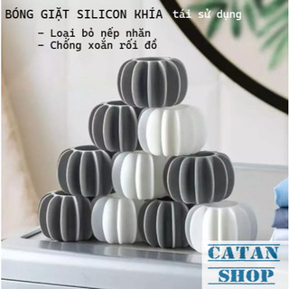 Bóng Giặt Silicone Chống Rối Quần Áo,Bóng Giặt Khía Cỡ Lớn Chống Ma Sát Giảm Nhăn-GD979-BongGiatKhia