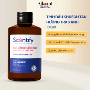 Tinh dầu thơm phòng Scentify hương trà xanh 100ml tinh dầu khuếch tán hương thơm không gian sống