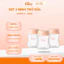 Bộ 3 bình trữ sữa mẹ Fatzbaby 140ml Store 2 FB0140VN