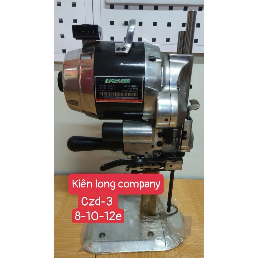 Máy Cắt Vải Đứng Dayang CZD-3C 8 Inch 750W – Cao Cấp, Máy Công Nghiệp Cho Xưởng Sản Xuất