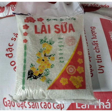 Gạo Lài Sữa Dẻo Thơm Nhẹ 5Kg Phù hợp Cho Buổi Cơm Gia Đình