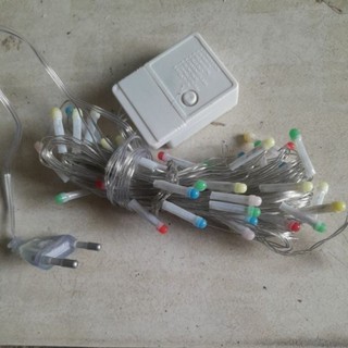 Dây Đèn Led Trang Trí Nhấp nháy Chớp Đủ Màu  8m Đèn Led HẠT GẠO Ánh Sáng Lung Linh