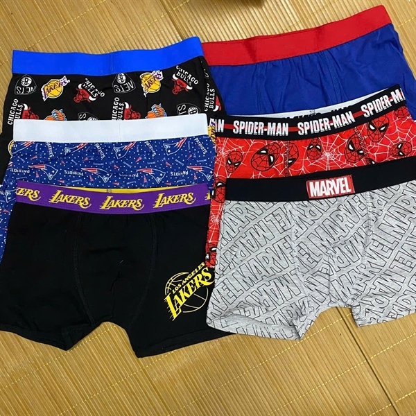 Sịp Đùi Bé Trai Cotton Mềm Mịn, Co Giãn 4 Chiều, Nhiều Màu, Nhiều Size - Set 3 Cái