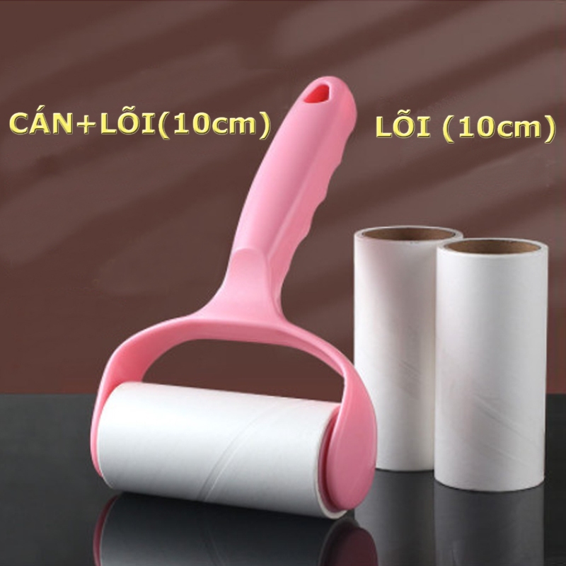 Combo-Cây lăn bụi quần áo 10cm 16cm 24cm lõi giấy lăn bụi làm sạch ga giường sofa lông chó mèo】