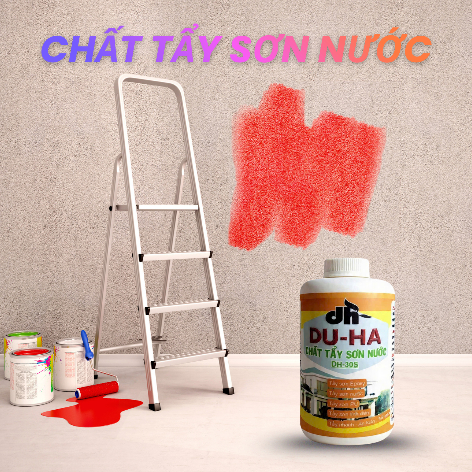 Dung Dịch Tẩy Sơn Tường, Sơn Nước, Sơn PU Và Các Loại Sơn Khác Hiệu Quả