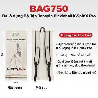 Balo Đựng Bộ Dụng Cụ Tập Topspin Pickleball Kingtek thế giới đồ tập