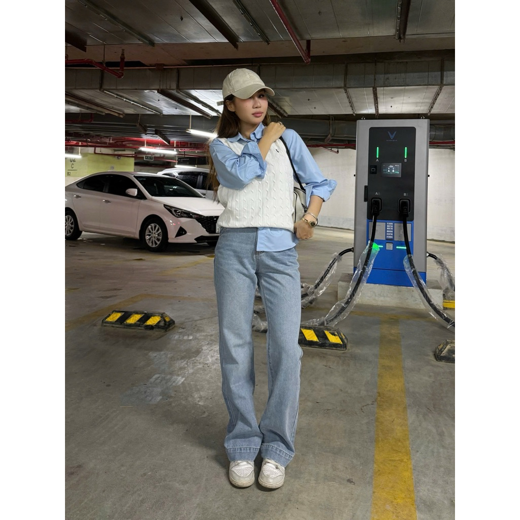 [Middua] JN163 Jeans loe không ôm đùi, túi xéo