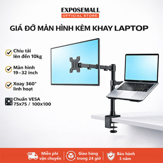 Giá Treo Màn Hình & Đế Laptop – Xoay 360° Linh Hoạt, Tải 8 kg, Công Nghệ Hiện Đại
