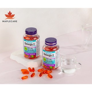 [KOL] TPBVSK Viên Uống Omega3 Webber Naturals Triple Strength Omega-3 / Triple Strength Omega-3 with CoQ10