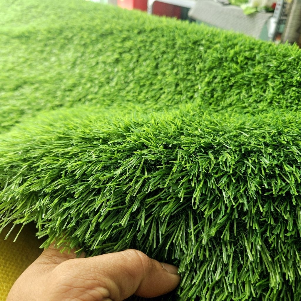 1m x 3m thảm cỏ nhân tạo 3cm cao cấp đế đúc dẻo không bụi đen, trải sàn, lối đi, sân vườn và dán tường