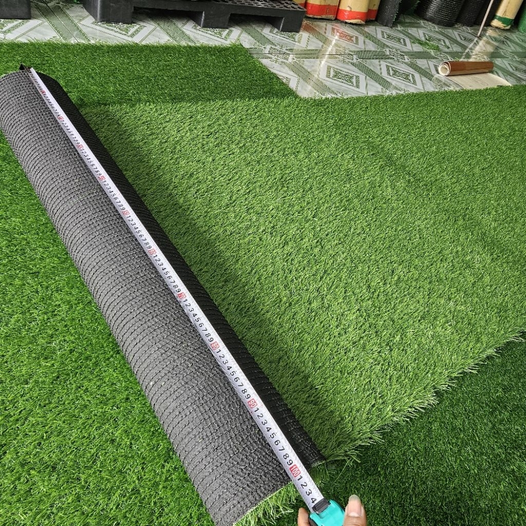 1m x 3m thảm cỏ nhân tạo 3cm cao cấp đế đúc dẻo không bụi đen, trải sàn, lối đi, sân vườn và dán tường