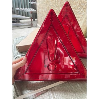 Đèn tam giác điện nhỡ kích thước 30x30x30 cm  12v, 24v, đèn tam giác cảnh báo dùng cho xe ô tô xe tải