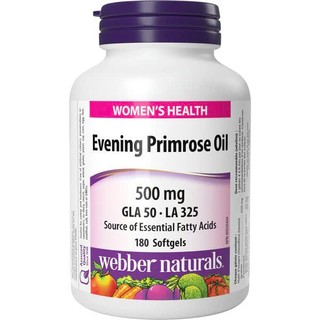 [LIVE] Viên Uống Tinh Dầu Hoa Anh Thảo, Omega-6 Webber Naturals Evening Primrose Oil GLA 50, hộp nhập khẩu 180 viên