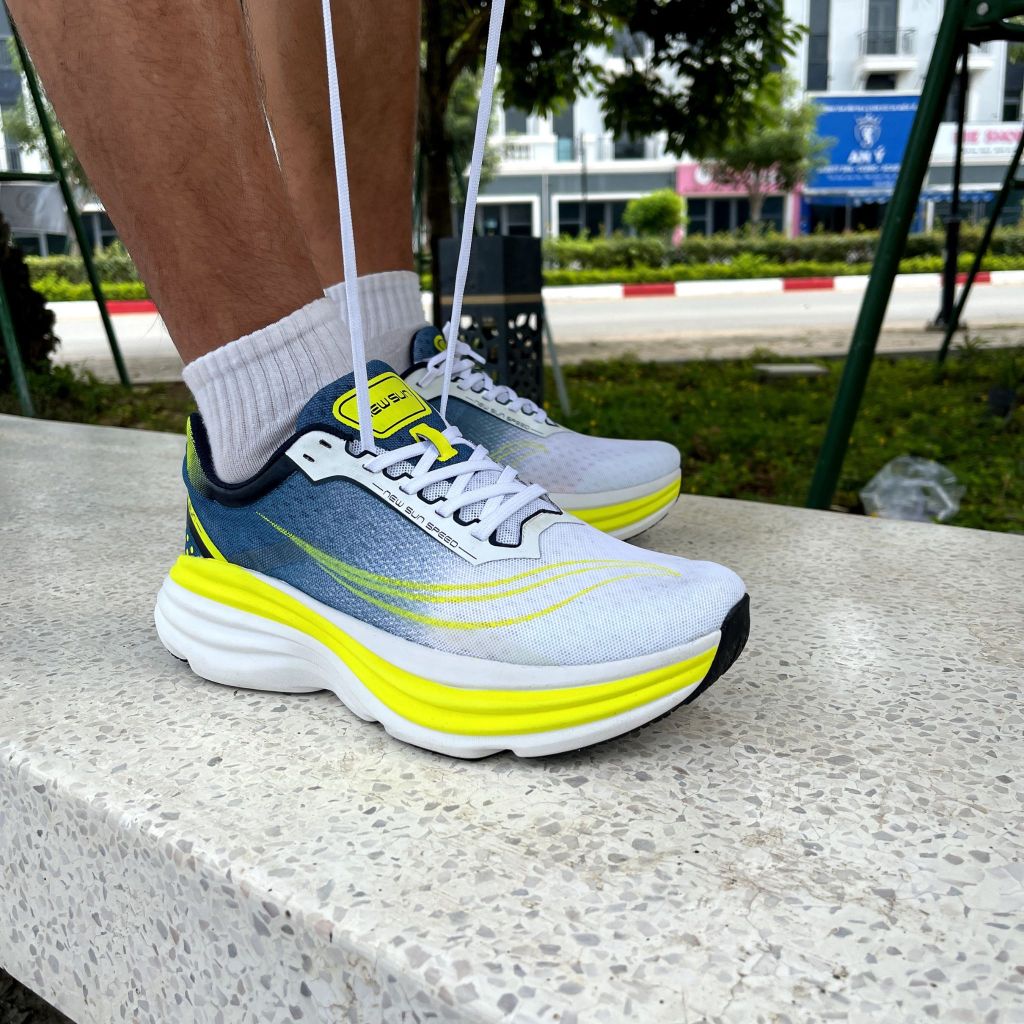 Giày Chạy Bộ NewSun Speed 1 – Đế EVA Đàn Hồi – Nhẹ Êm – Thoáng Khí – Chạy 1–15km – Sneaker Thể Thao Nam Nữ