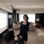 Đầm nữ basic eo thon xinhVáy len dệt kim cổ vuông dài tay ôm body dáng ngắn xòe xếp li thu đông T1402G