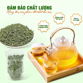 Trà lá bạc hà cuộn sấy lạnh 100g, bạc hà vo viên, trà giả nhiệt, thanh mát, tốt cho tiêu hóa - Lãn Ông