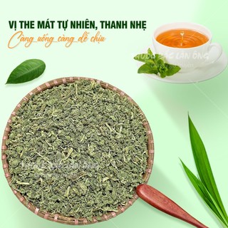 Trà lá bạc hà cuộn sấy lạnh 100g, bạc hà vo viên, trà giả nhiệt, thanh mát, tốt cho tiêu hóa - Lãn Ông