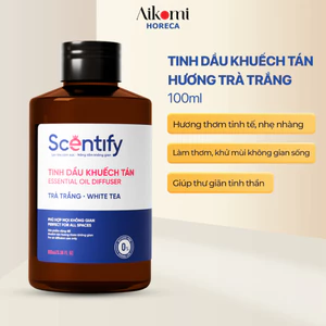 Tinh dầu thơm phòng Scentify Hương trà trắng 100 ml, tinh dầu khuếch tán hương thơm không gian sống