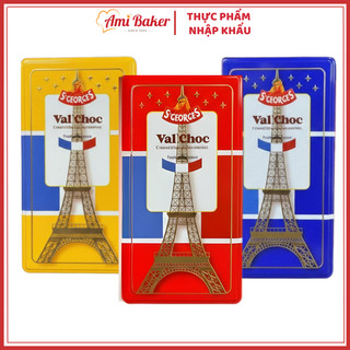 Bánh Quy Kẹp Kem Vị Socola St Georges Val'Choc Hộp Thiếc 300G Sang Trọng, Hộp Quà Tết 2026