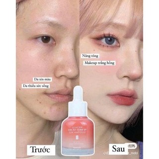 Serum Chống Nắng Dưỡng Trắng Nâng Tone Feelxo Glacier Air-Fit Tone Up Sun Ampoule SPF50PA (30ml)