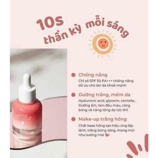 Serum Chống Nắng Dưỡng Trắng Nâng Tone Feelxo Glacier Air-Fit Tone Up Sun Ampoule SPF50PA (30ml)