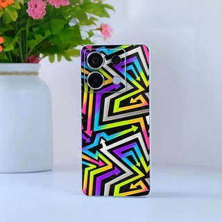 Miếng dán skin Mặt sau Họa tiết Full lưng viền Tương thích với S25 Ultra S24 Ultra S23 S22 Ultra Fold 3