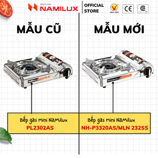 Bếp Gas Mini Du Lịch NaMilux NH-P3320AS/MLN-232SS│Ngắt Gas 2S - Giải Pháp Chống Nổ Lon Gas│Công Suất 2.6 Kw│Chính Hãng