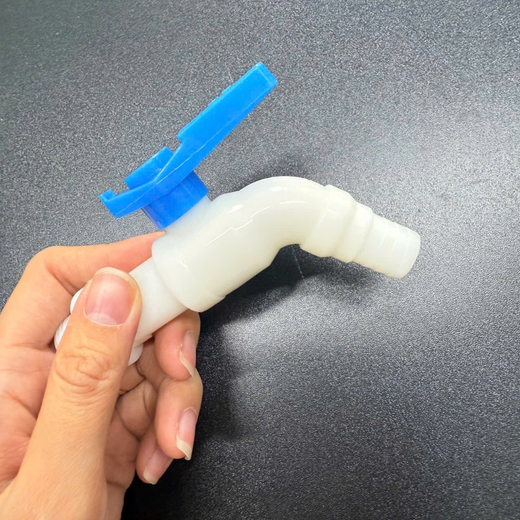 VÒI NƯỚC NHỰA PVC REN 20 – KHÓA VẶN TAY – DÙNG CHO ỐNG NƯỚC, TƯỚI CÂY