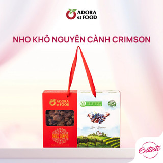 [NHẬP KHẨU ÚC] Nho khô nguyên cành Crimson Adora st Food vị ngọt thanh, công nghệ sấy khô tự nhiên giữ trọn dinh dưỡng