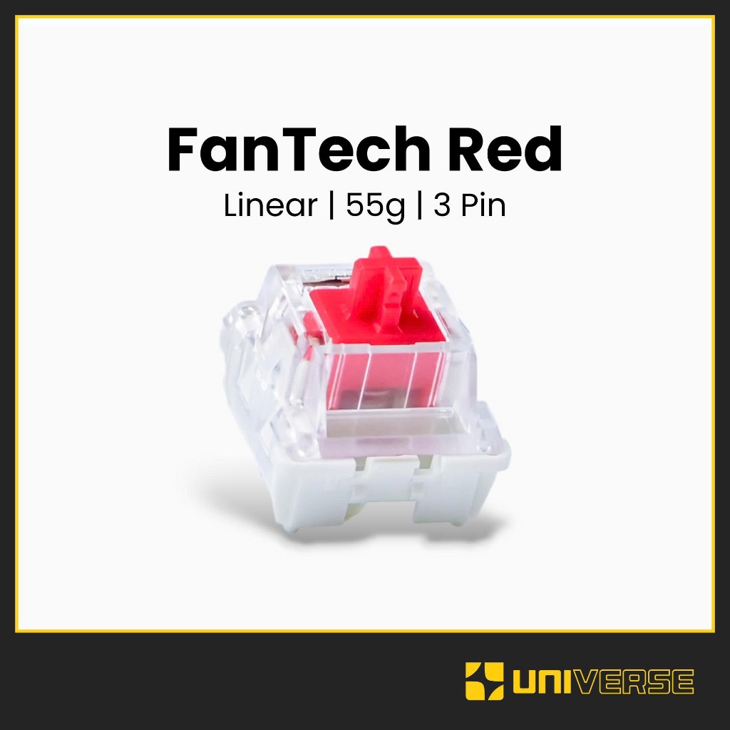 10 Switch Fantech Red Switch Linear 3 Pin 45g POM Công Tắc Bàn Phím Cơ ...