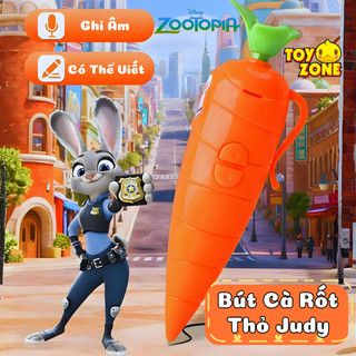 Bút Cà Rốt Thỏ Judy, Rắn Gary Dễ Thương Ngòi 0.5mm - Bút Bi Kèm Chức Năng Ghi Âm Giọng Nói, Dụng Cụ Học Tập Cho Bé