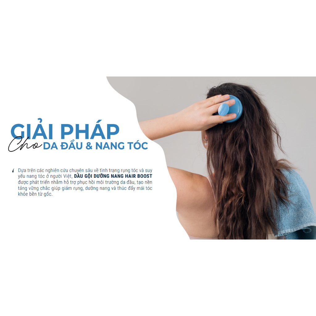 Combo 3 Peel Lăn Tóc HairBorn 60ml - Hỗ Trợ Mọc Tóc, Dưỡng Da Đầu, Giảm Rụng