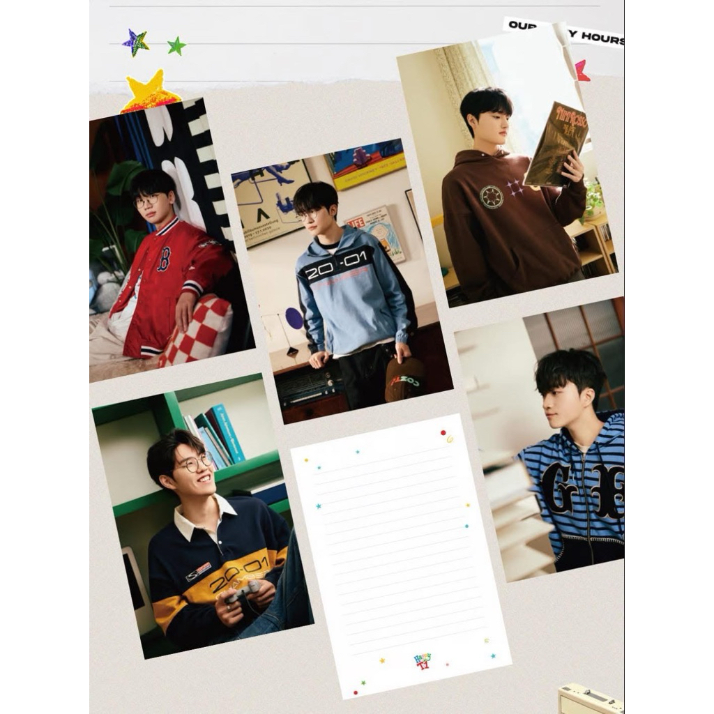 T1 Doran/Oner/Faker/Peyz/Keria Postcard Happy T1 2026 hàng chính 2026 HAPPY T1 Doran Oner