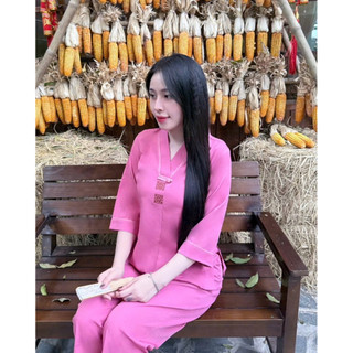 KimTiền Kate Lụa #Quần Áo Nữ Jacket Top Kem Dress Women # Đồ Lam Đi Chùa