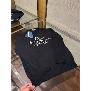 Áo Len Nam Dài Tay Dệt Nổi Hoạ Tiết Monogram – Thiết Kế Tối Giản Sang Trọng